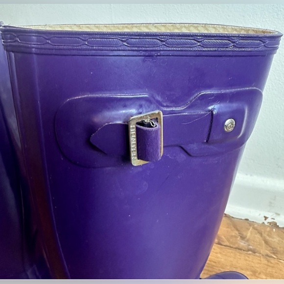 Purple hunter rain boots - Picture 8 of 9